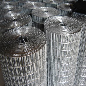 50x200mm Electro Galvanized Welded Wire Mesh Panel