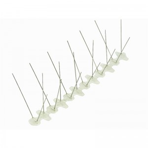 Anti bird spike pigeon control Stainless Steel Bird Spikes on PC Base