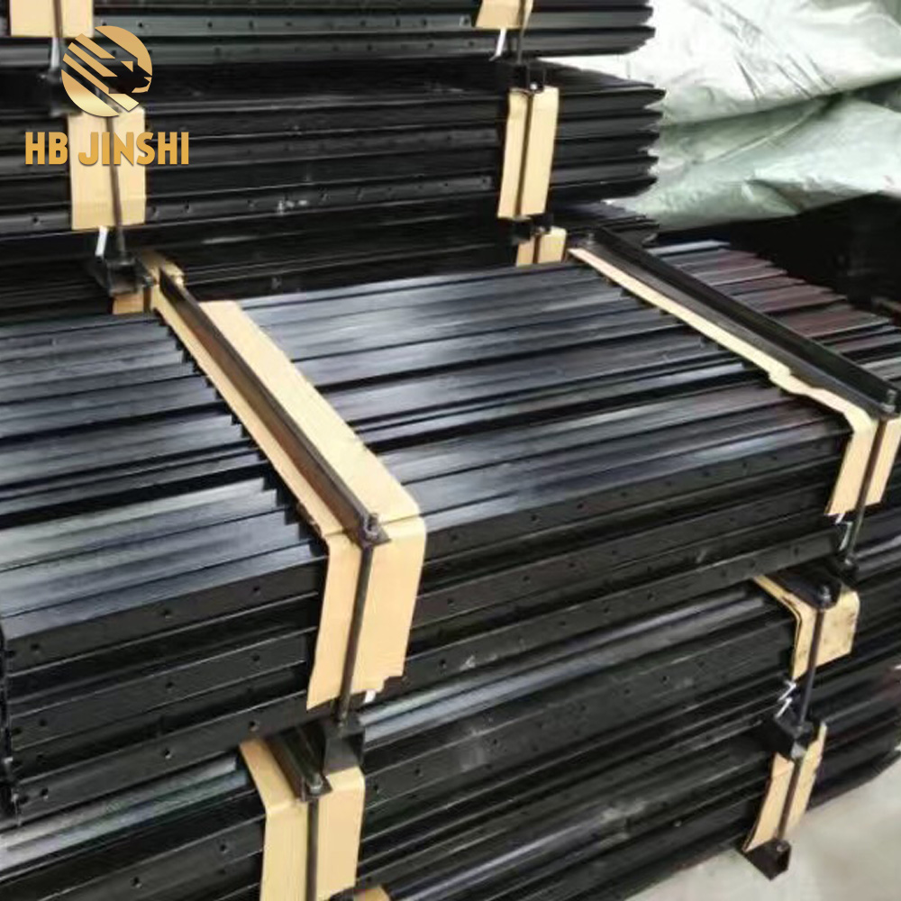 Wholesale australia cheap price free sample for black powder coated steel Y post
