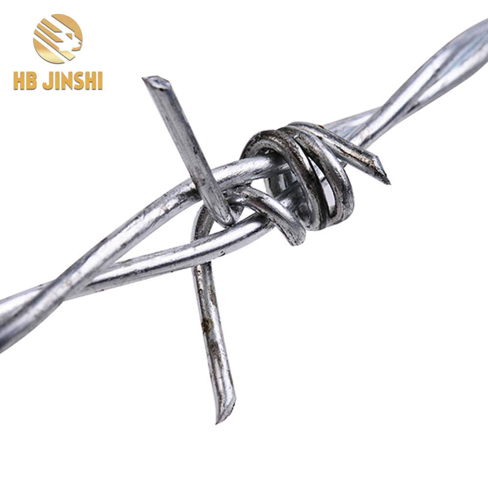 2.5mm 2.0mm  Galvanized double strand Barbed Wire Manufacture