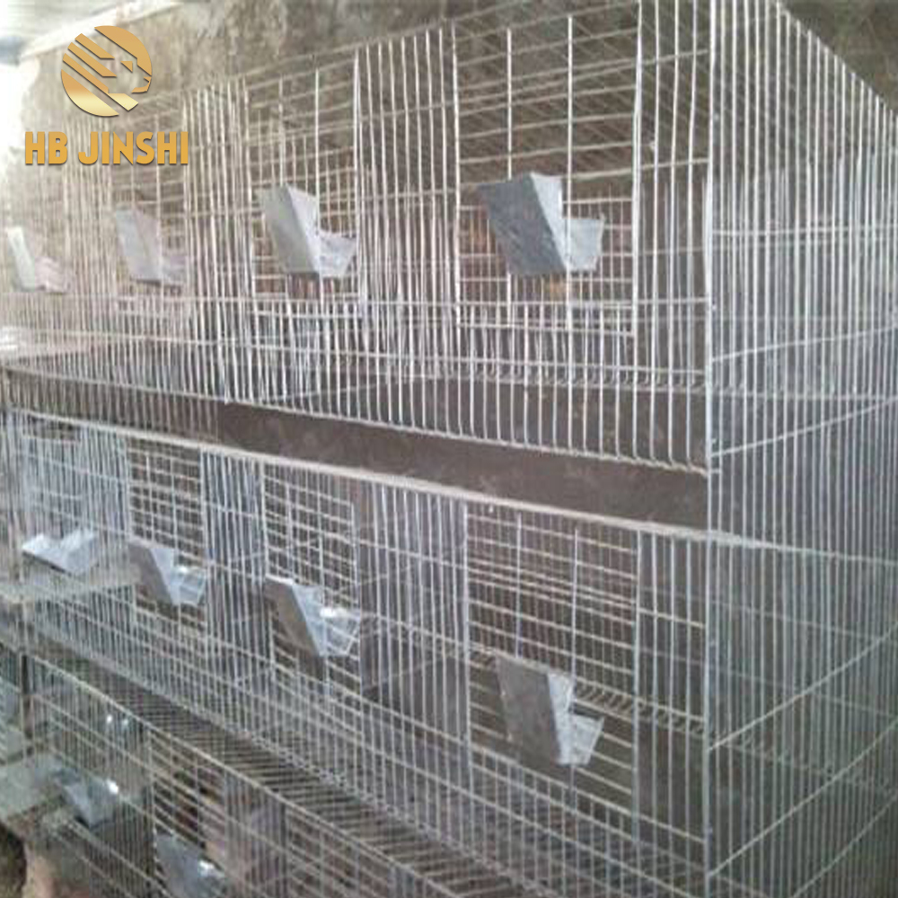 Jaulas de animales de malla de alambre galvanizado Jaulas de conejo soldadas