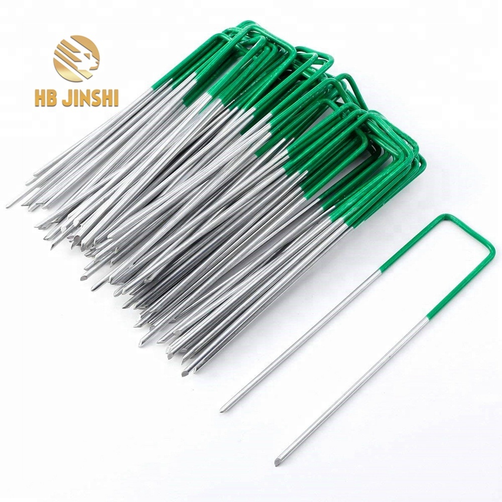 Green Coating Artificial Grass Seaming Nails 10packs for e-commerce sale