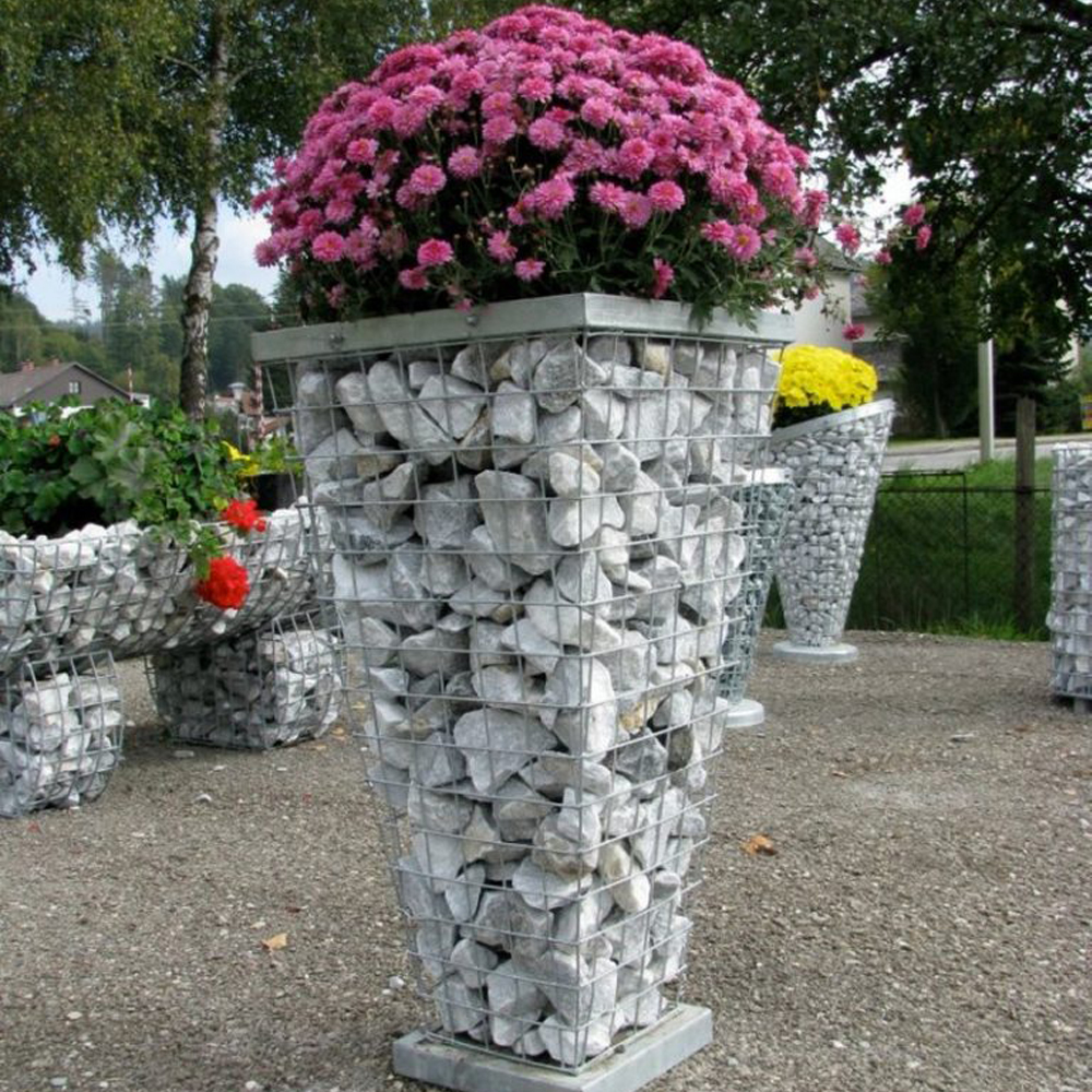 Puutarhan koristelu Garden Gabion Stone Basket