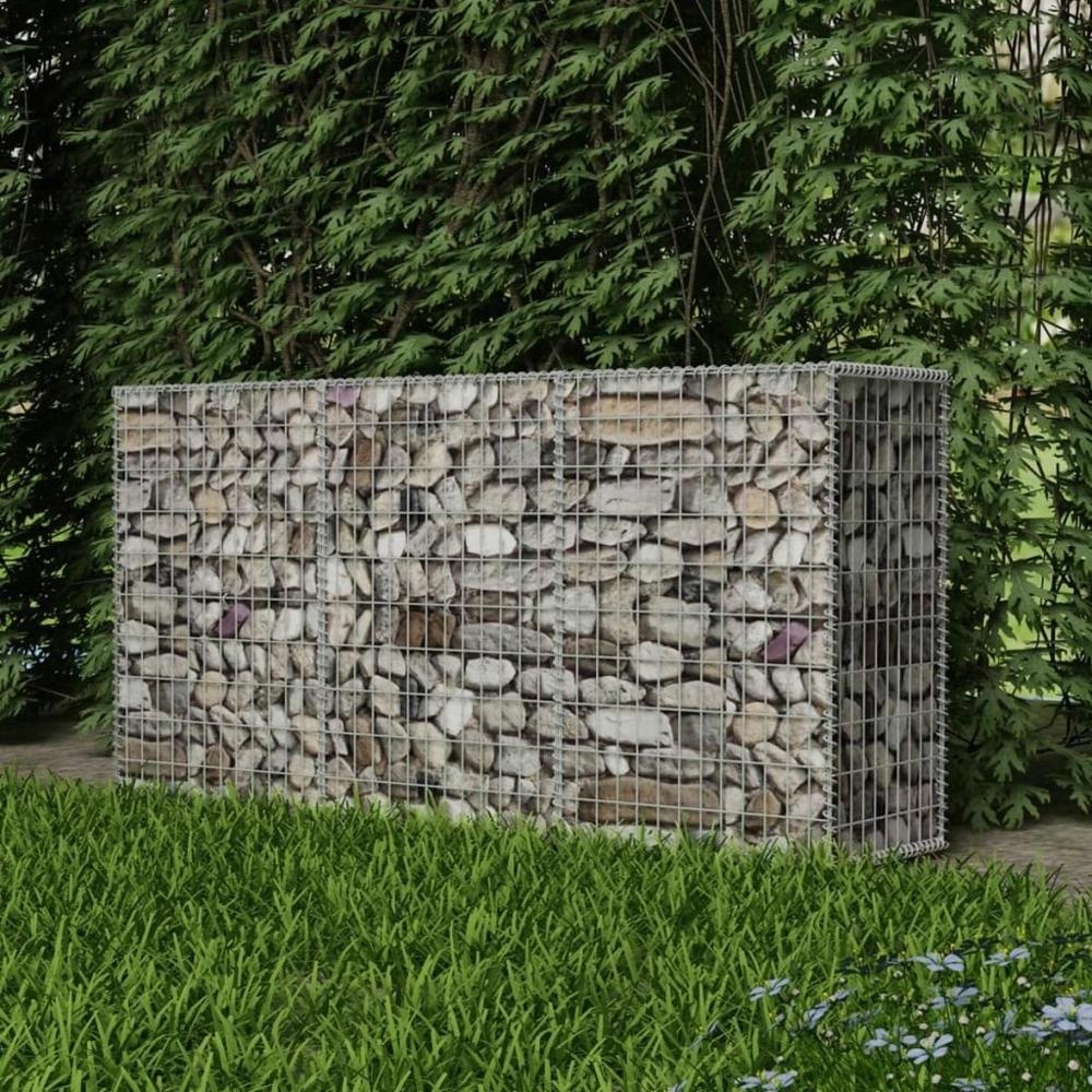 1×0.5×0.5 מ' רשת תיל גלפן מרותכת אבן כלוב גאביון קיר גביון גדר
