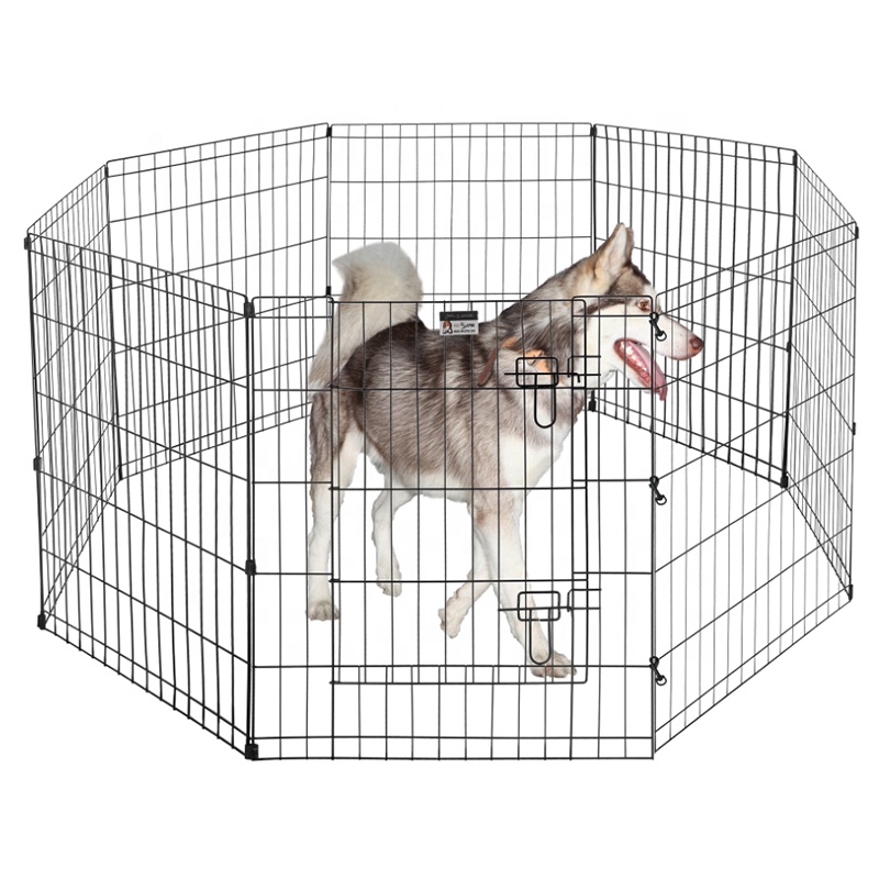 Parduodamos šunų veislyno plokštės Large Chain Link Pet Dog Kennel Fence