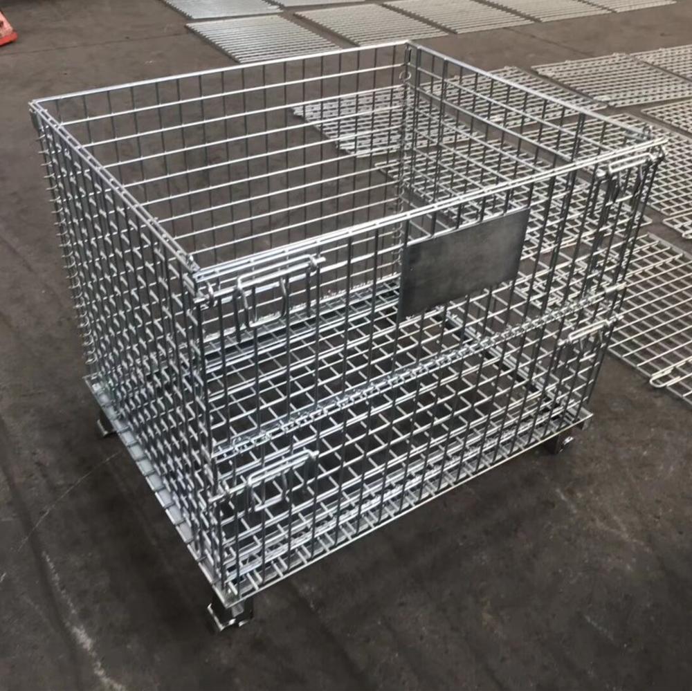 ການເກັບຮັກສາ Container Metal Cage Wire Mesh