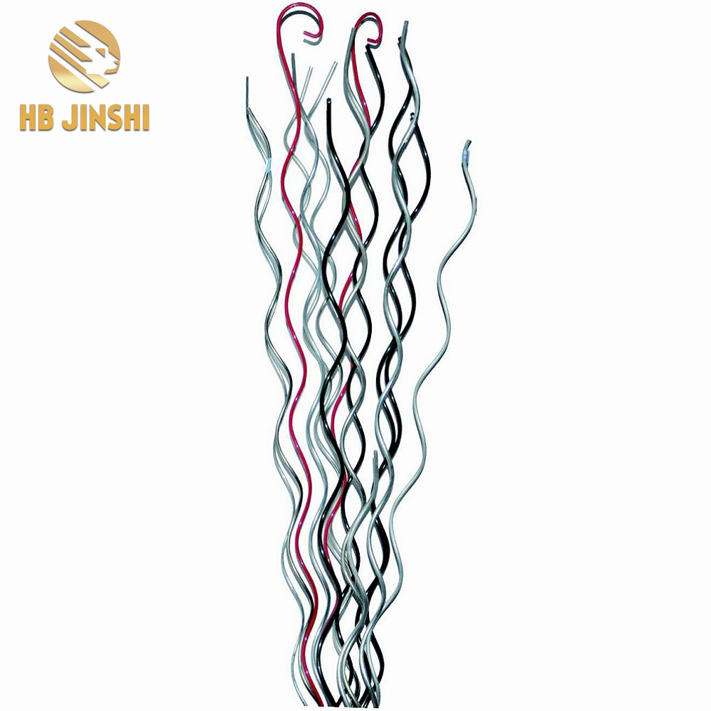 Hot Sale High Quality 180cm Length 6mm Wire Rod Galvanized Plant Support Spiral Tomato Stick