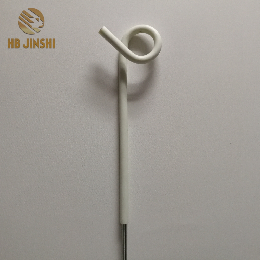 728mm White Magetsi Mombe Fencing Pigtail Stakes
