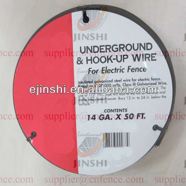 50ft.Pasture Insulator Underground Hook-Up Wire για ηλεκτρικό φράχτη