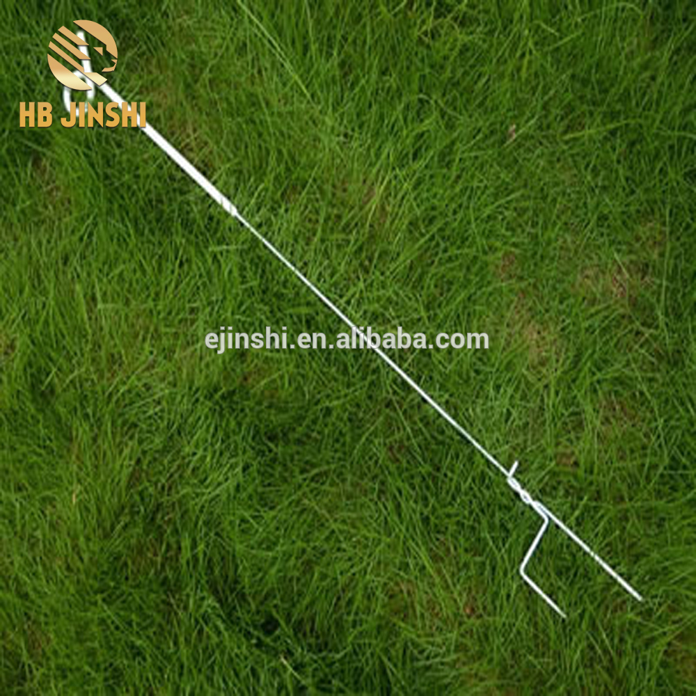 1,1 m midlertidige græsgange, der græsser Zareba Pigtail, der er indført elektrisk hegnspæl