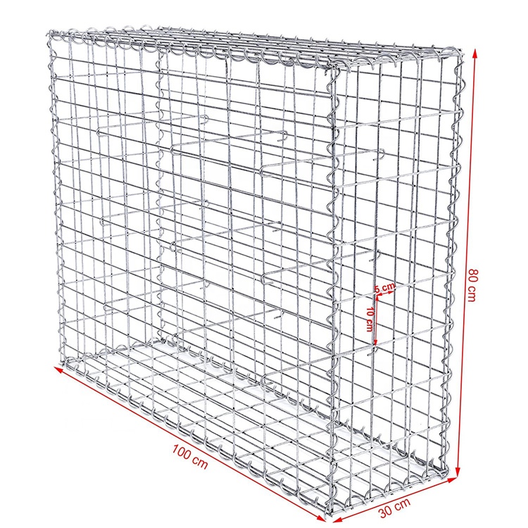 Gabion Cage ເຊື່ອມ 100x50x50 ຊມ