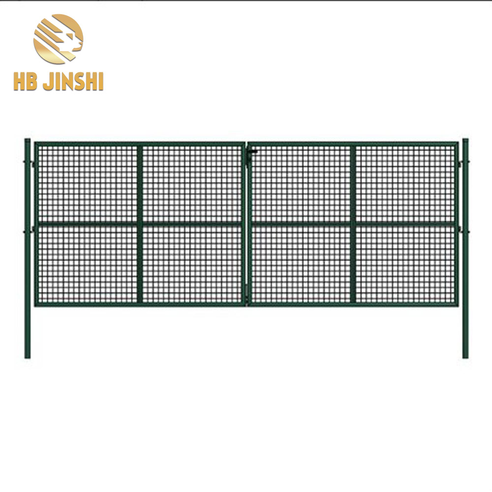 Garden Single Door Metal Patio Gate Stable Durable Fence Gate Terrace Entrance Fencing Door Powder-Coated Steel