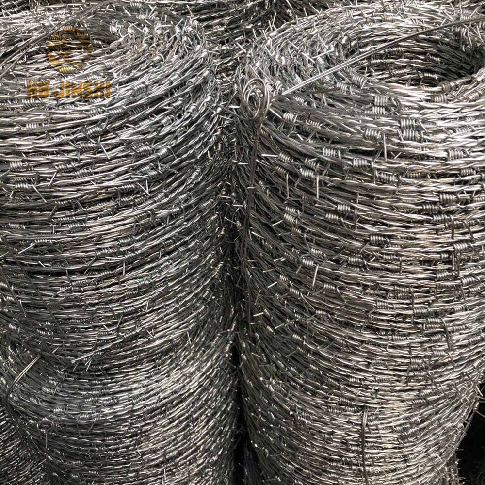 15.5g high tensile galvanized steel Barbed Wire