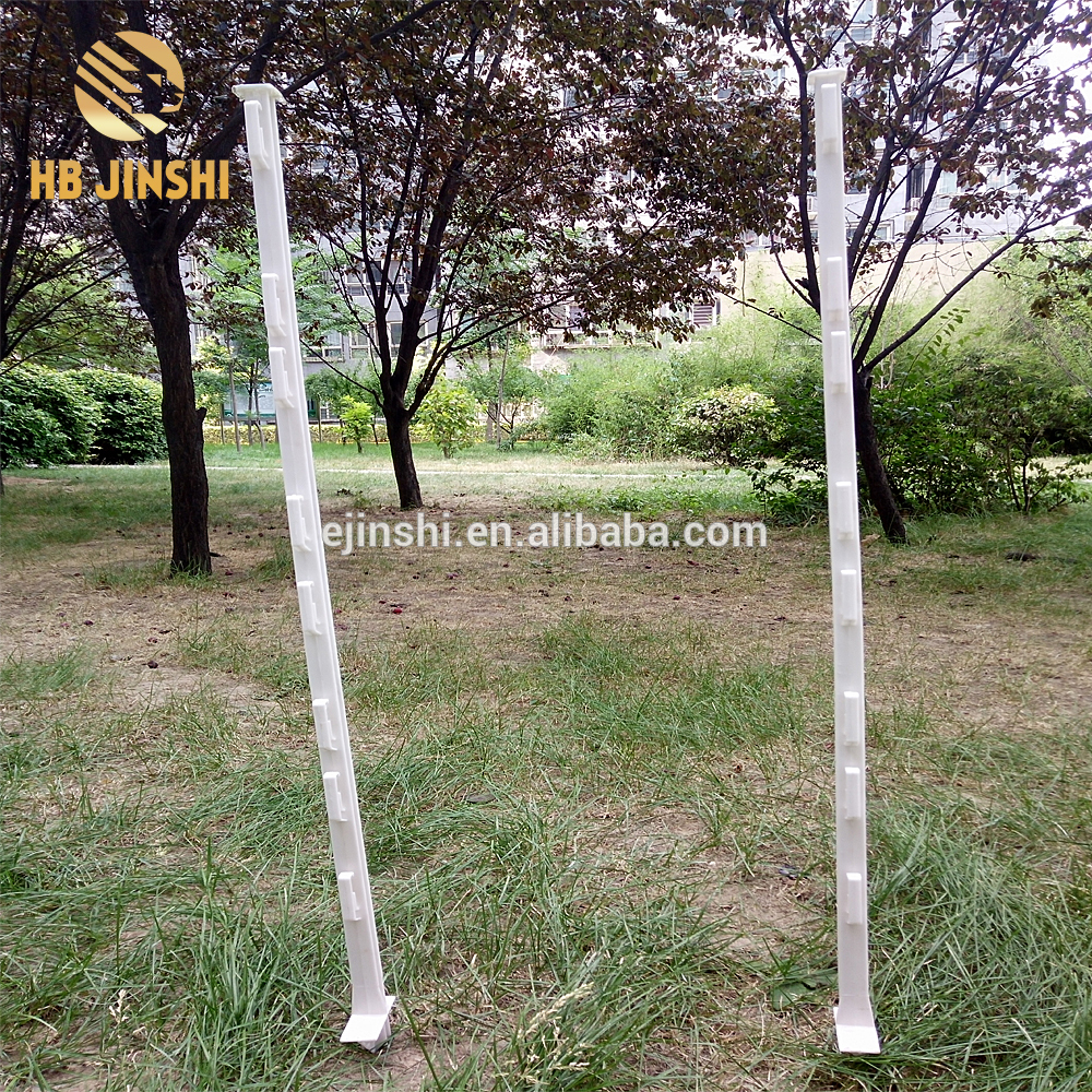 4 ft tsayi Mataki guda ɗaya Gonar lantarki Fence Plastic Post
