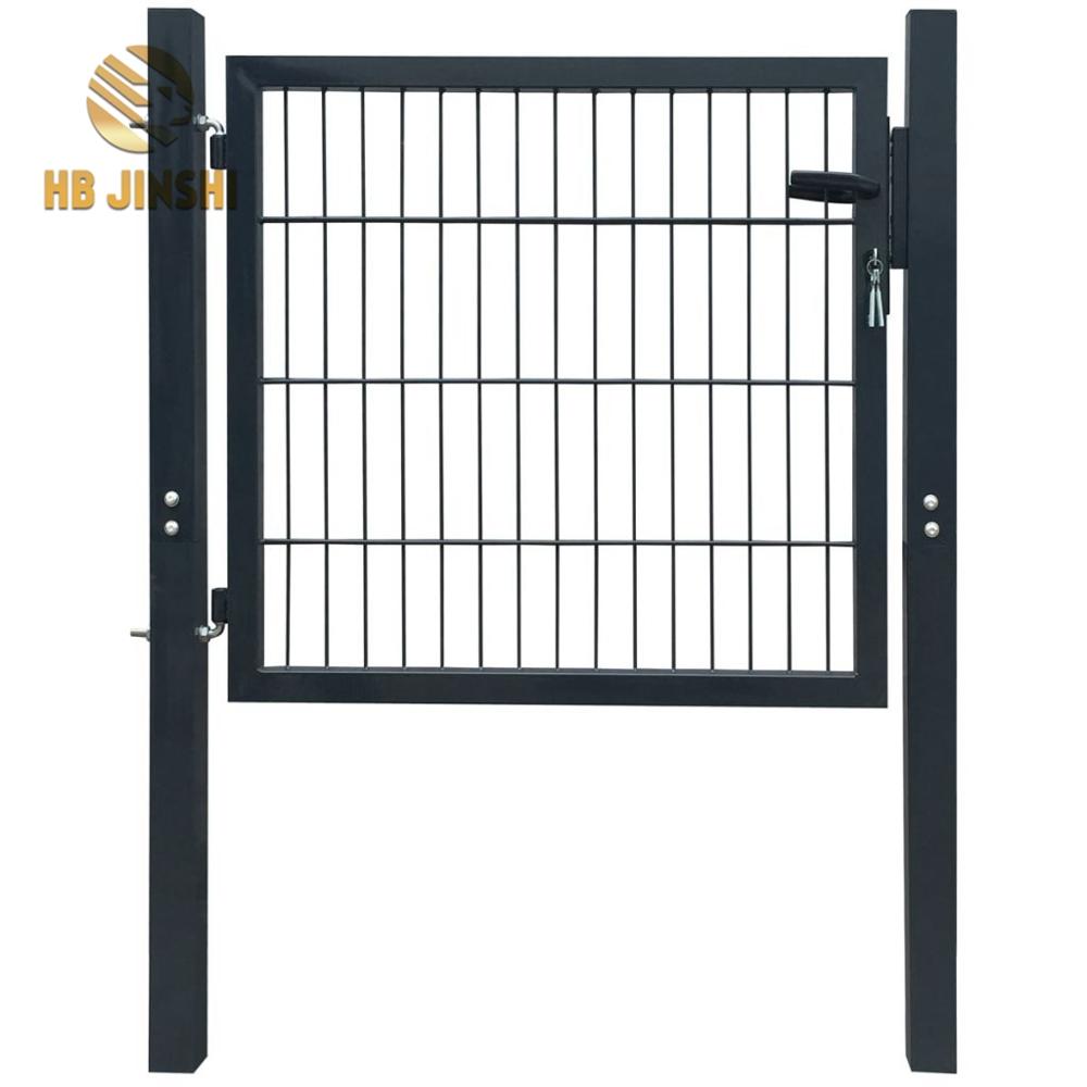 2D Metal Garden Fence Gate короосу Wire Mesh Single Door
