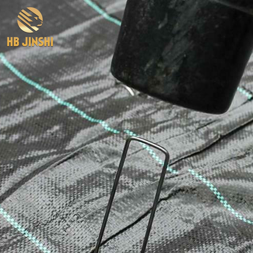 Mljevena tkanina Metalni pocinčani klinovi, trava za spajalice