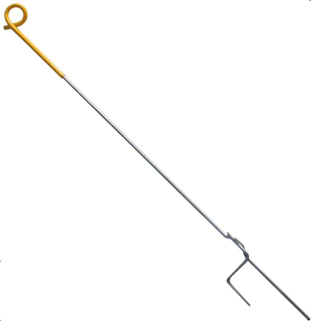 1.2m elektro pagar pos pigtail fleksibel kanggo dodolan