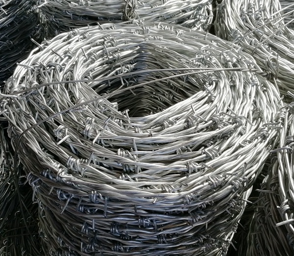 Galvanized Steel Barbed Wire Livestock Security