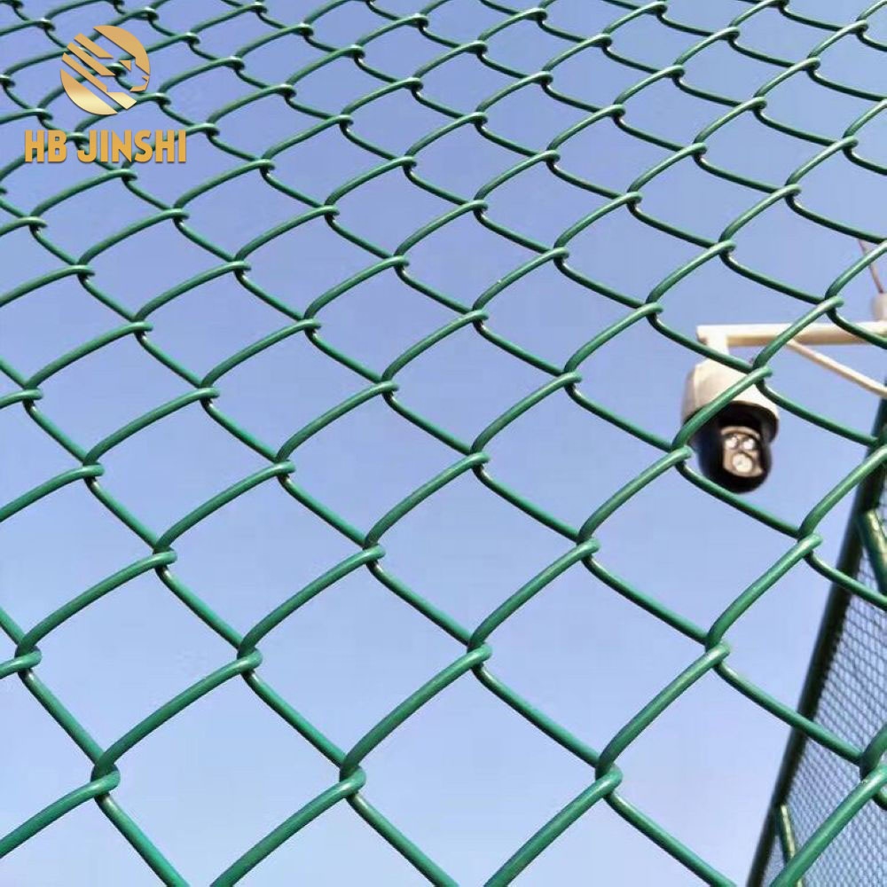 8ft PVC Yakaputirwa Diamond Wire Mesh Chikoro Fencing Mesh Chain Link Fence