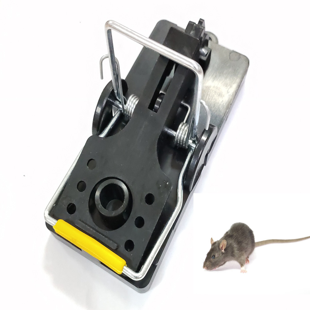 ABS reutilizable control de pragas rato atrapando ratos rato trampa para uso do xardín doméstico