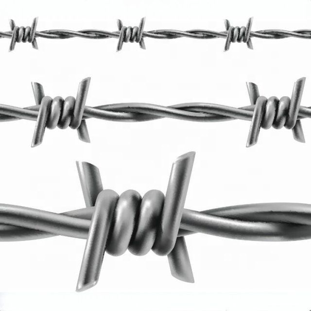 Peru 2mm Hot dipped Galvanized Barbed Wire untuk dijual