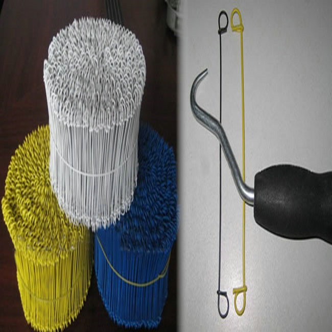 Wysokiej jakości drut wiązałkowy z pojedynczą pętelką pokryty PVC