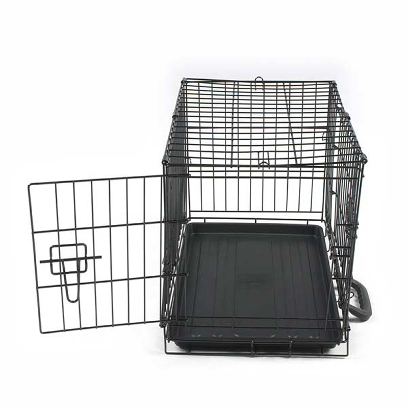 قفس حمل و نقل حیوانات خانگی فولادی قابل حمل در قفس بزرگ حمل سگ