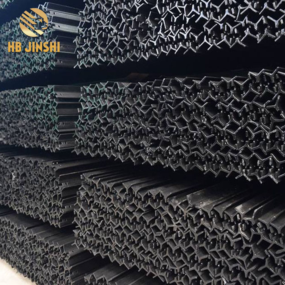 Steel Q235 material high quality black powder coated Y post