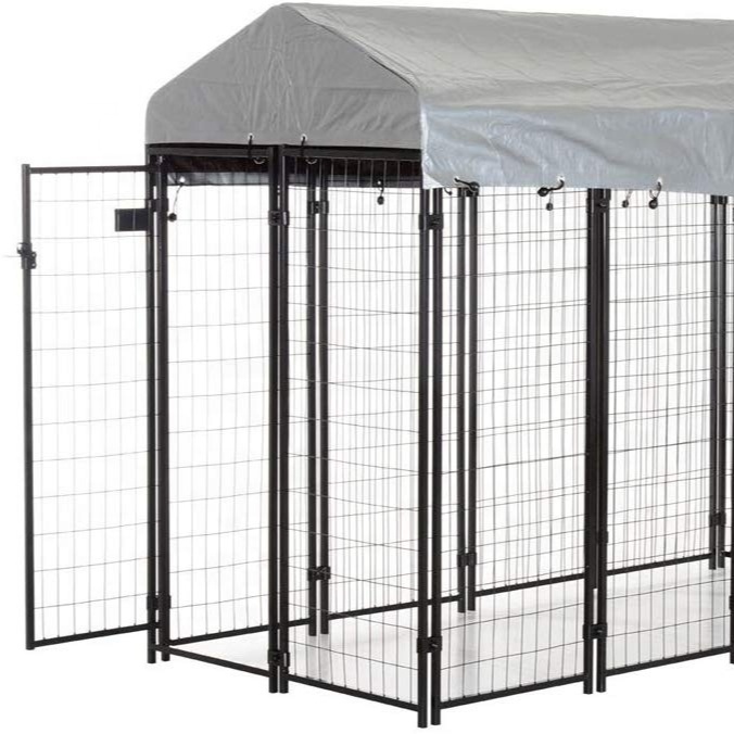 4 x 4 x 6 outdoor dilas Kawat Dog Run kennel