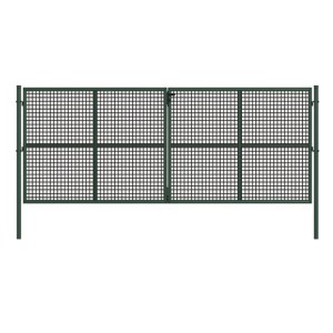 Factory Supplier Hot Sale 150 x 100 cm Germany France Round Tube Wire Mesh Fence Decorative Garden Gate