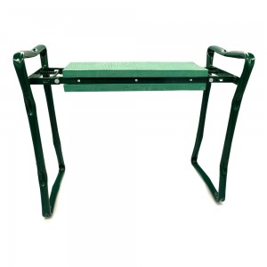 Metal folding garden tools chair seat garden kneeler seat blue garden seat folding stool