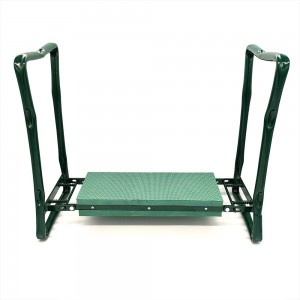 Metal folding garden tools chair seat garden kneeler seat blue garden seat folding stool