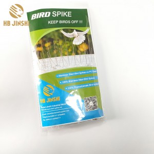 4pcs/pack PP Bag Package 304 Stainless Steel Bird Spikes Anti Bird Control